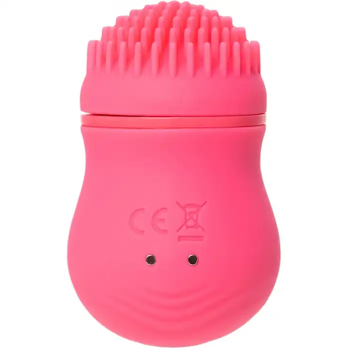 Розовый стимулятор клитора PPP CURU-CURU BRUSH ROTER. Фотография 6.
