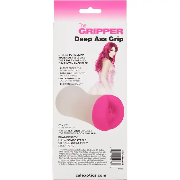 Ультрамягкий мастурбатор-анус Deep Ass Grip - The Gripper. Фотография 7.