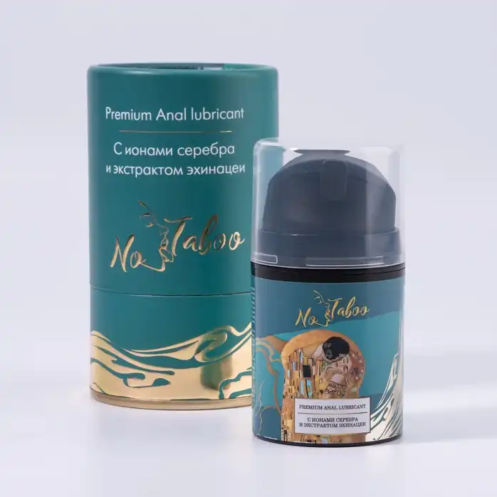 Анальный лубрикант с ионами серебра и экстрактом эхинацеи No Taboo Premium Anal Lubricant - 50 мл