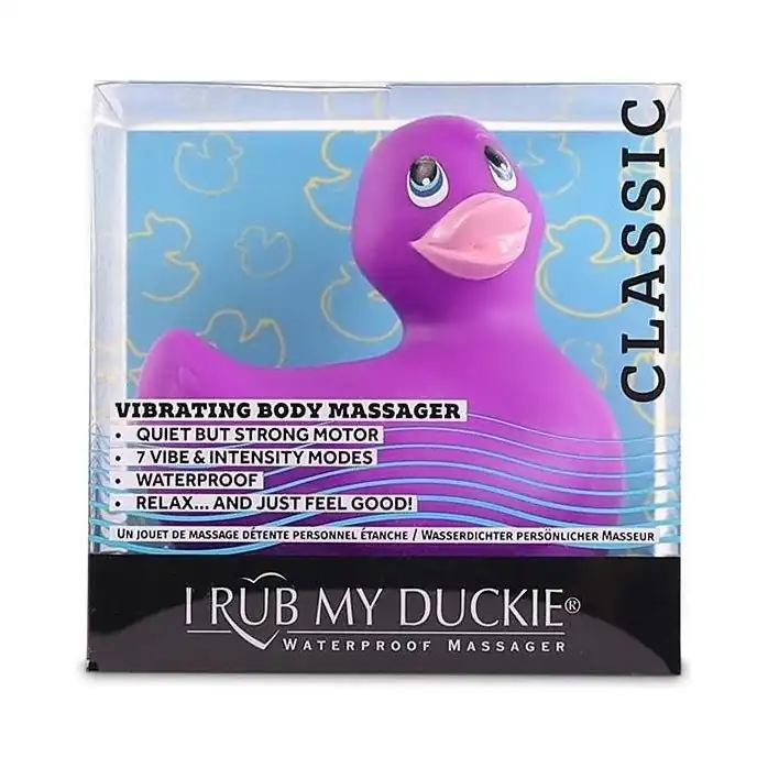 Фиолетовый вибратор-уточка I Rub My Duckie 2.0. Фотография 2.