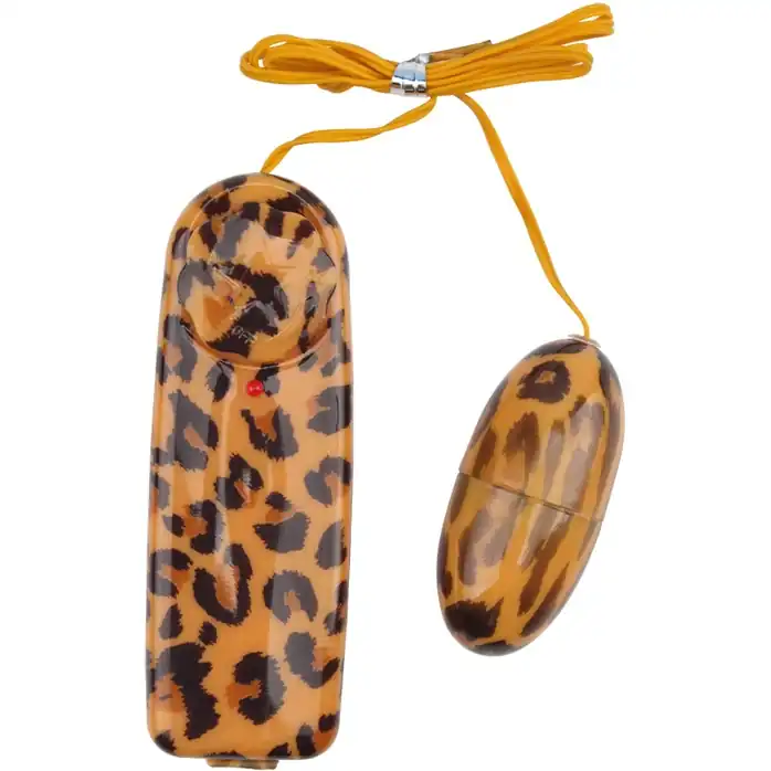 Леопардовое виброяйцо Leopard Print Love Egg - Hi-Basic