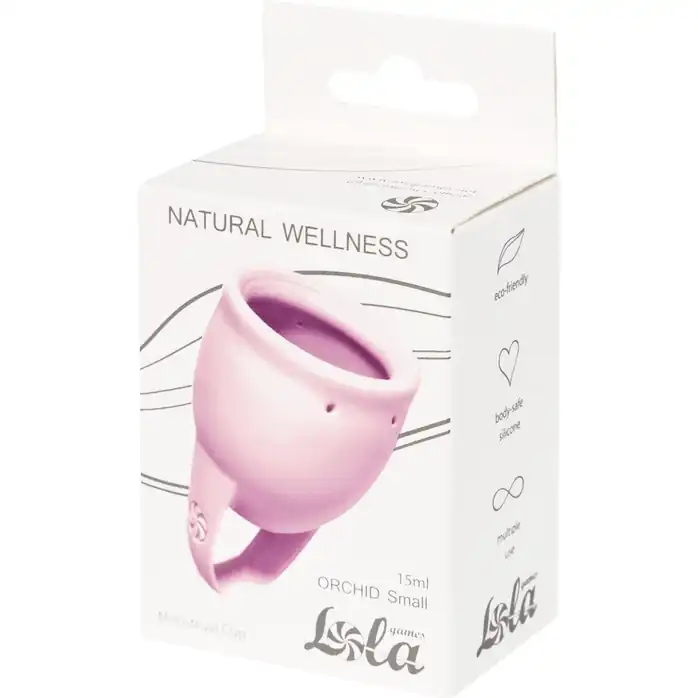 Сиреневая менструальная чаша Orchid - 15 мл - Natural Wellness. Фотография 2.