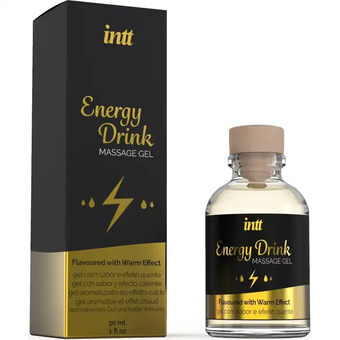 Массажный гель с согревающим эффектом Energy Drink - 30 мл. Фотография 2.