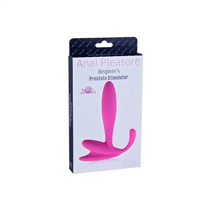 Розовый стимулятор простаты Beginner P-Spot Massager - 12 см. Фотография 2.