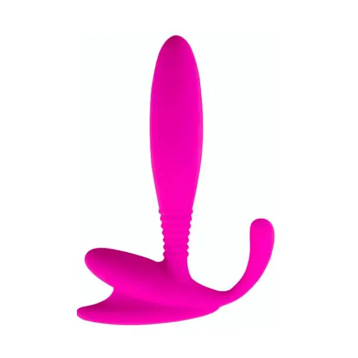 Розовый стимулятор простаты Beginner P-Spot Massager - 12 см
