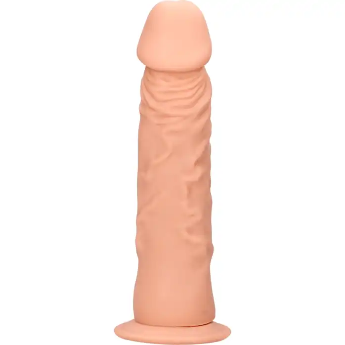 Телесный фаллоимитатор Realistic Dildo - 24 см - RealRock