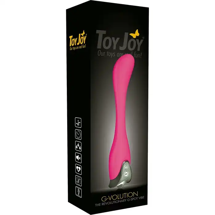 Розовый вибростимулятор G-точки G-VOLUTION - 22 см - Designer Edition. Фотография 2.