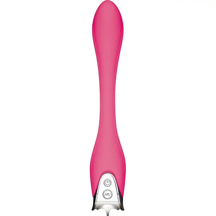 Розовый вибростимулятор G-точки G-VOLUTION - 22 см - Designer Edition