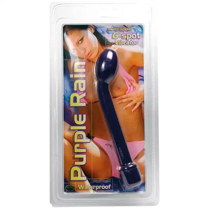 Фиолетовый стимулятор точки G PURPLE RAIN G-SPOT - 22 см. Фотография 2.