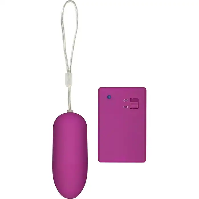 Лиловое вибройяцо с дистанционным управлением Funky Remote Egg - 7,5 см - Funky. Фотография 2.