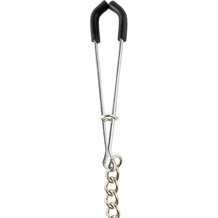 Зажимы для сосков Nipple Tweezer Clamps Silver - Fetish Fantasy Series. Фотография 3.