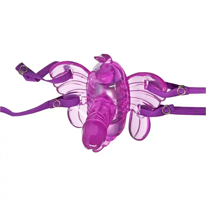 Фиолетовая вибробабочка HONEYDEW BUTTERFLY REMOTE с пультом ДУ - Classics