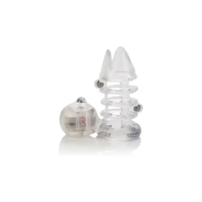 Вибронасадка с клиторальным стимулятором Vibrating Support Plus Instant Activation - Couples Enhancers. Фотография 3.