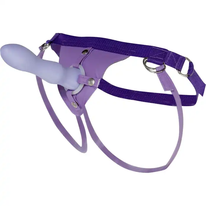 Страпон Silicon Strap-on Purple - Fetish Fantasy Series. Фотография 3.