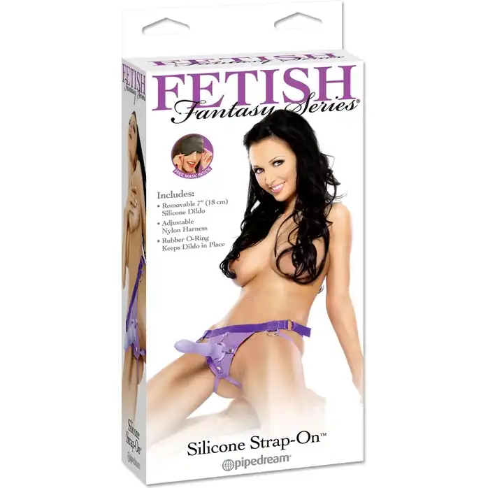 Страпон Silicon Strap-on Purple - Fetish Fantasy Series. Фотография 4.