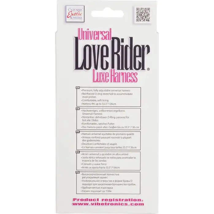 Трусы для страпона с универсальным креплением Universal Love Rider Luxe Harness - Love Rider. Фотография 3.