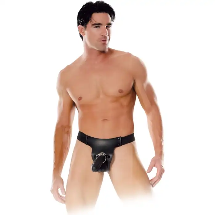 Полый страпон Mr. Big Hollow 8 Strap-on - 20,3 см - Fetish Fantasy Series. Фотография 2.