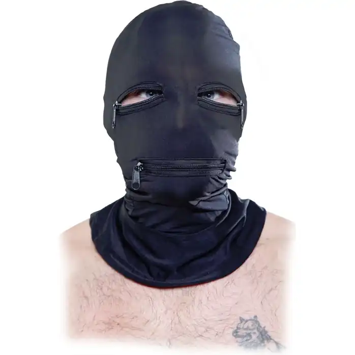 Маска на лицо Zipper Face Hood - Fetish Fantasy Series