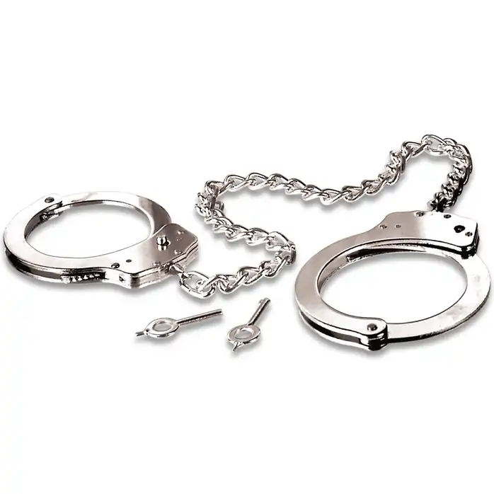 Металлические оковы на ноги Metal Leg Cuffs - Fetish Fantasy Series