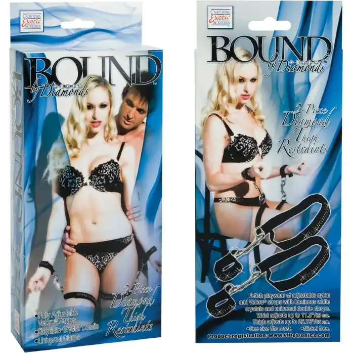 Комплект для бондажа рук к бёдрам Bound By Diamond Thigh Restraints - Bound By Diamonds. Фотография 2.
