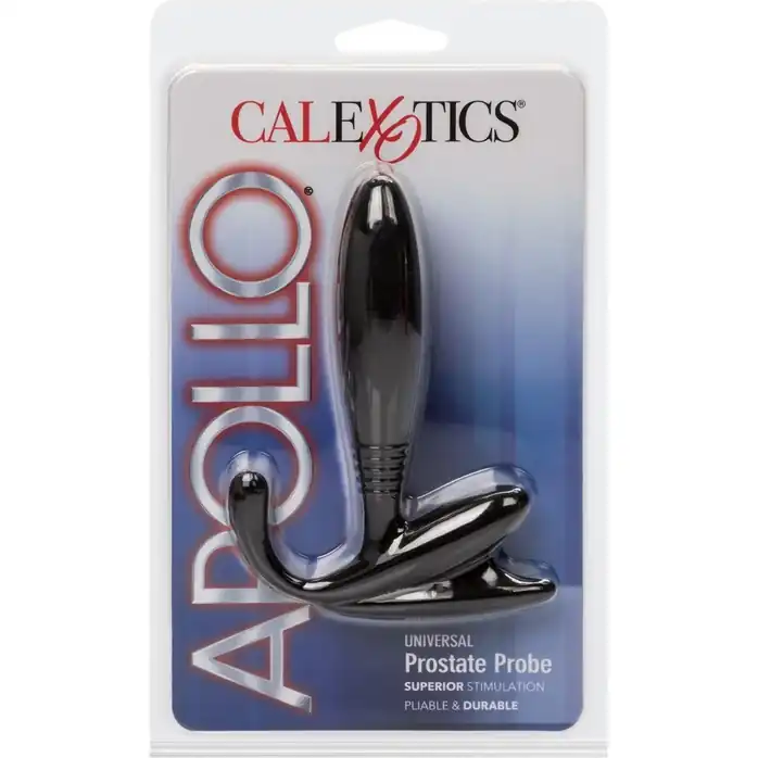 Черный стимулятор простаты APOLLO UNIVERSAL PROSTATE PROBE - Apollo. Фотография 5.