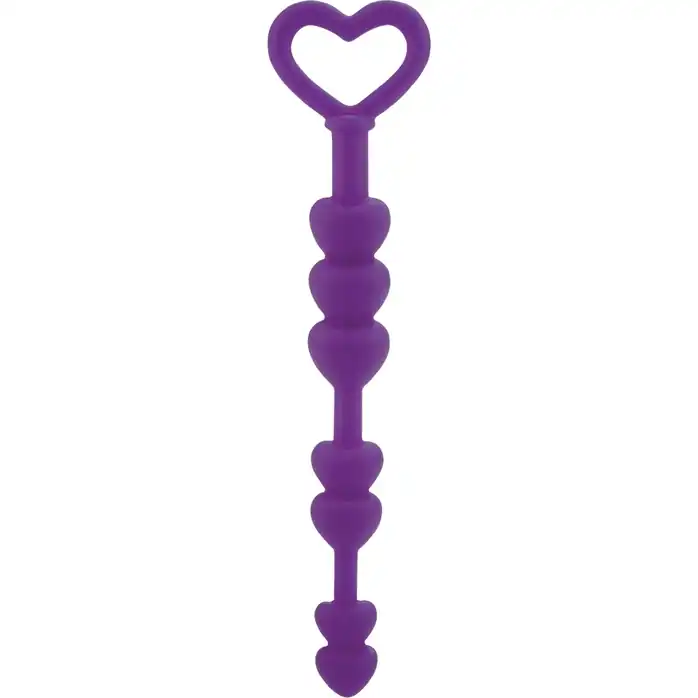 Анальная цепочка фиолетового цвета Lia Love Beads - Lia