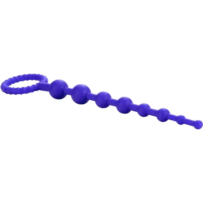 Фиолетовая силиконовая цепочка Booty Call X-10 Beads - Booty Call. Фотография 4.