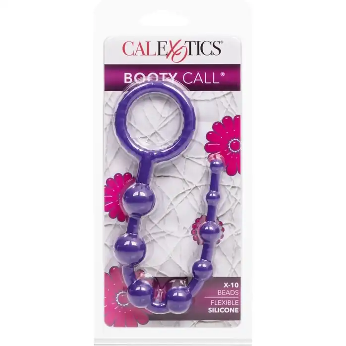 Фиолетовая силиконовая цепочка Booty Call X-10 Beads - Booty Call. Фотография 6.