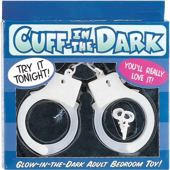 Светящиеся в темноте пластиковые наручники Cuff-In-The-Dark - Glow-in-the-Dark