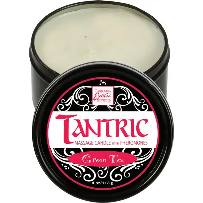 Массажная свеча с ароматом зеленого чая Tantric Soy Green Tea - Tantric Collection