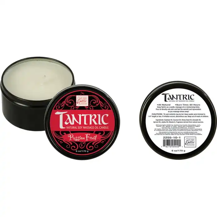 Массажная свеча Tantric Soy Candle - Passion Fruit - Tantric Collection. Фотография 2.