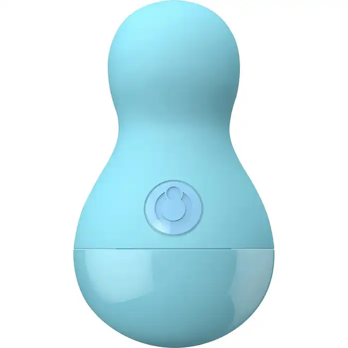 Нежно-голубой вибростимулятор COCO BODY - 9 см - Cute