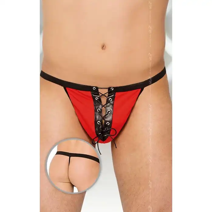Пикантные мужские стринги со шнуровкой - Men s collection. Фотография 2.