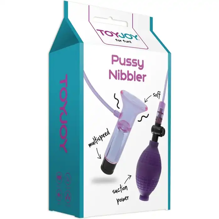 Фиолетовый клиторальный стимулятор с вибрацией PUSSYPUMP - Basics. Фотография 3.