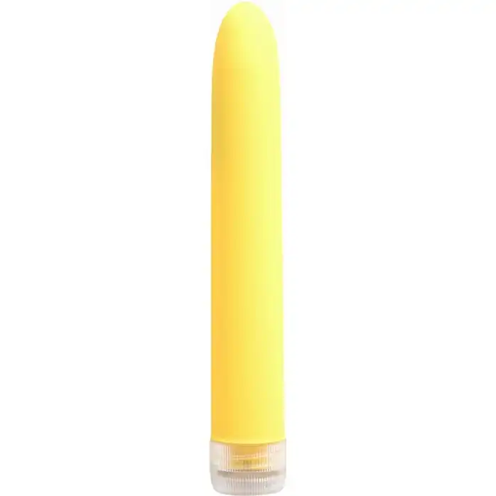 Желтый водонепроницаемый вибратор Neon Luv Touch Vibe - 17 см - Neon Luv Touch. Фотография 2.