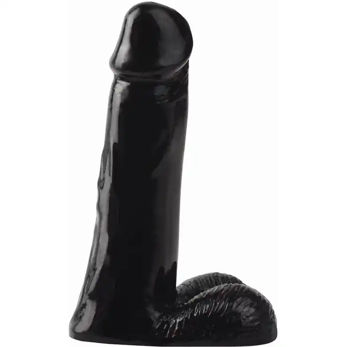 Чёрный фаллоимитатор Basix Rubber Works Dong - 20 см - Basix Rubber Works. Фотография 2.