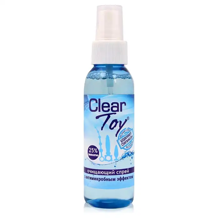 Очищающий спрей Clear Toy с антимикробным эффектом - 100 мл - Средства гигиенического ухода