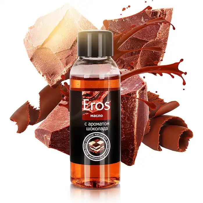 Массажное масло Eros Tasty с ароматом шоколада - 50 мл - Массажные масла