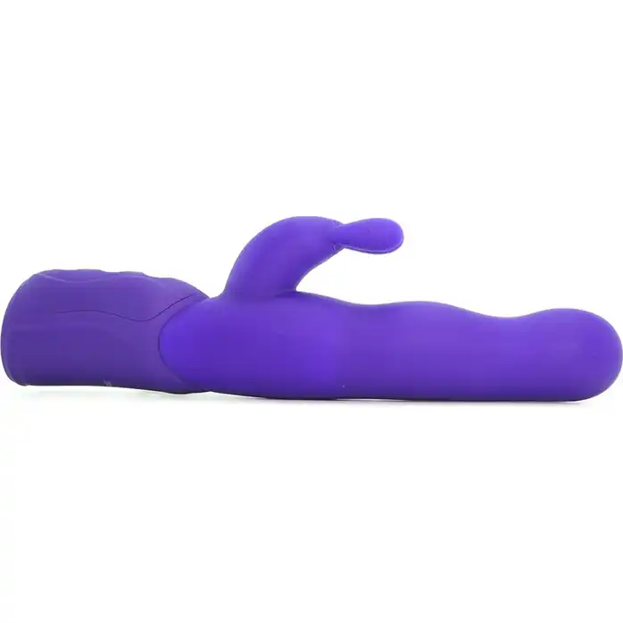 Фиолетовый хай-тек вибромассажер iVibe Select iRabbit - 26 см - IVibe Select. Фотография 4.