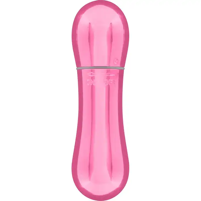 Розовый мини-вибромассажер MINI VIBRATING MASSAGER - 8 см - Basics