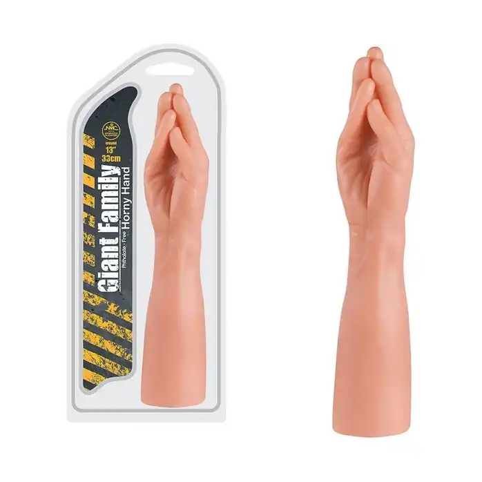 Стимулятор в форме руки HORNY HAND PALM - 33 см - Giant Family. Фотография 2.