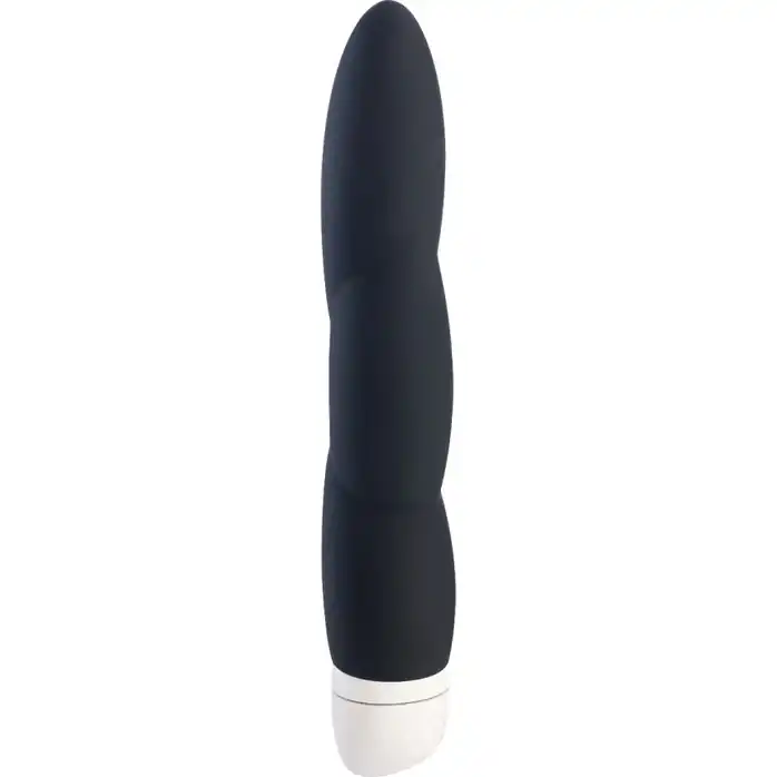 Чёрный вибратор JAZZIE - 17,8 см