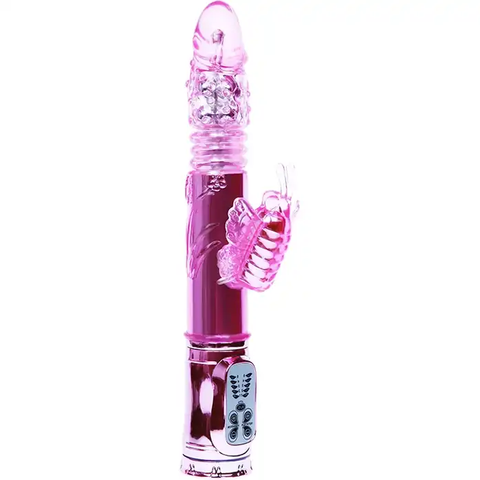 Вибратор-бабочка Throbbing Butterfly - 29,5 см. Фотография 4.