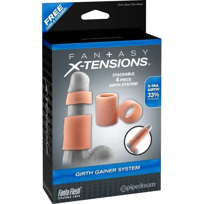 Комплект телесных насадок Girth Gainer System - Fantasy X-tensions