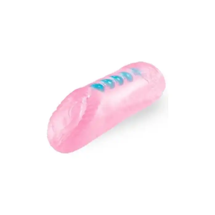 Розовый мастурбатор Sexy Pussy with Beads Tube