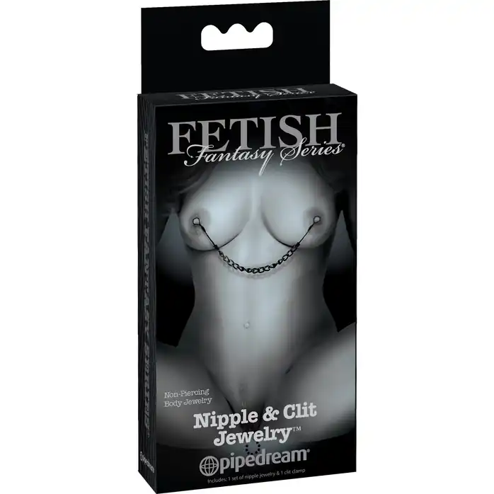 Интимные украшения с бусинами NIPPLE CLIT JEWELRY - Fetish Fantasy Limited Edition. Фотография 4.