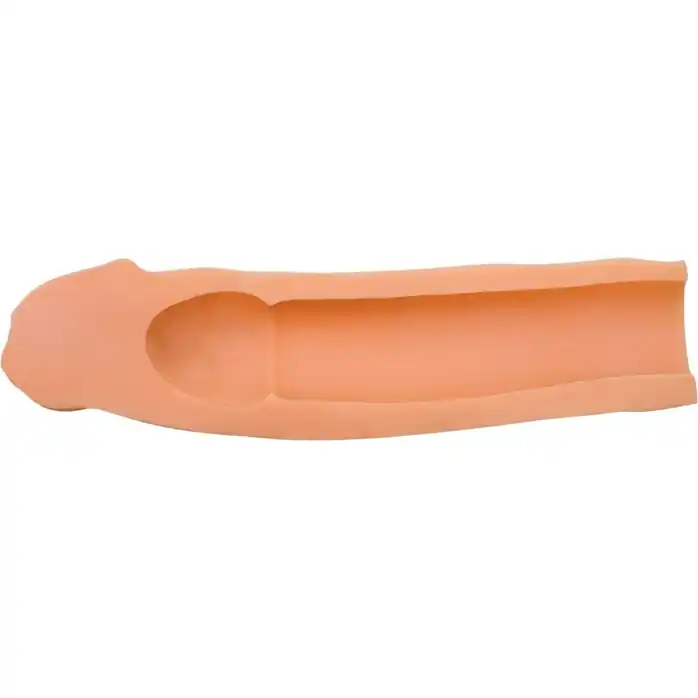Реалистичная насадка-удлинитель Wildfire Celebrity Series Tommy Gunn Power Suction CyberSkin Penis Extension - 22 см - Wildfire Celebrity Series. Фотография 3.