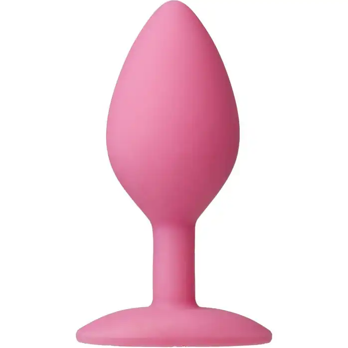 Розовая анальная пробка Spade Medium - 10 см - Platinum Premium Silicone