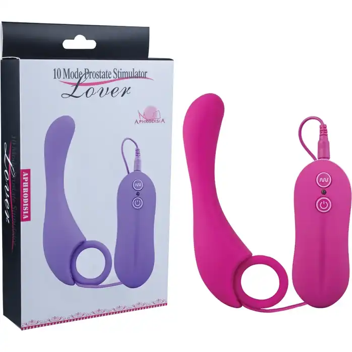 Розовый вибростимулятор простаты Prostate Stimulator-Lover - 13 см