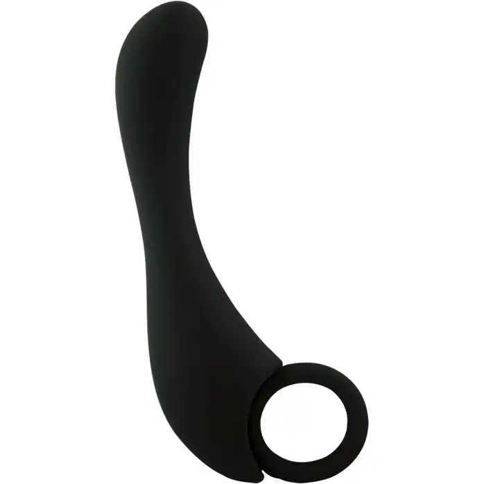 Чёрный стимулятор простаты Prostate Stimulator Lover - 13 см